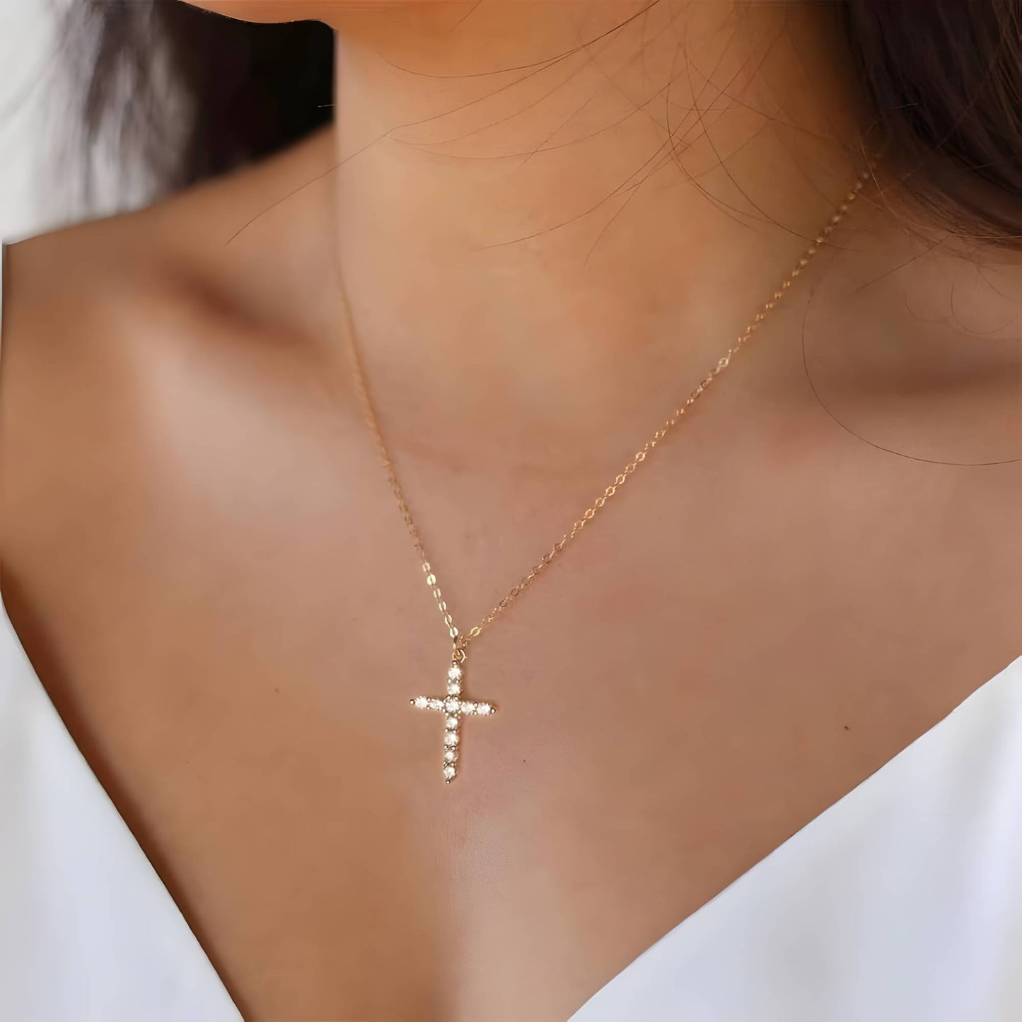 Cross Crown Necklace