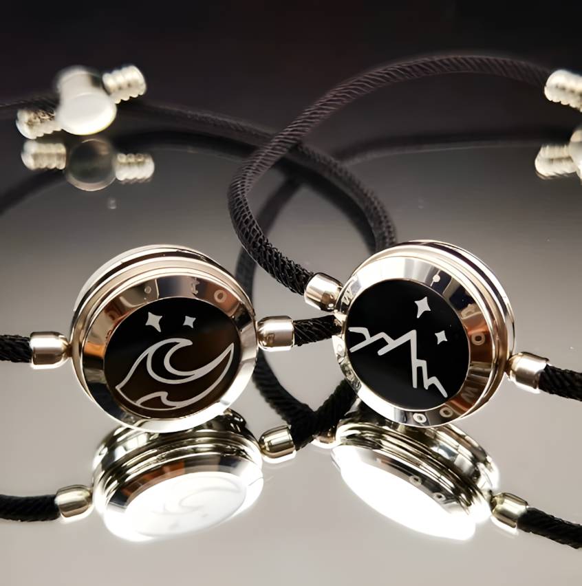 Pair of Celestial Love Bracelets - Surprise the one you love •