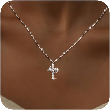 Cross Crown Necklace